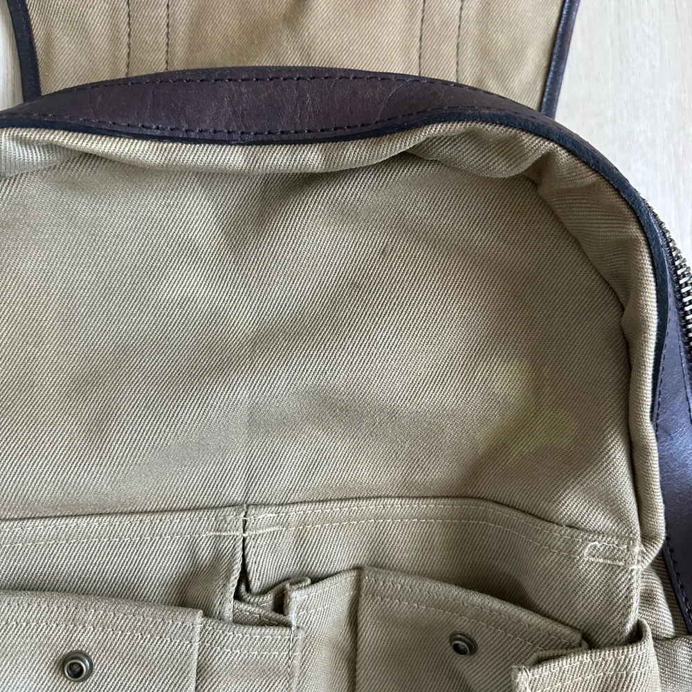 Filson Twill Rucksack Backpack. - Picture 6 of 8